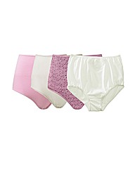 Naturally Close Pack of 10 Full Briefs