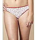 Naturally Close Pack of 10 Hi Leg Briefs