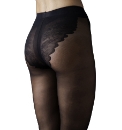 Sculptz Lacy High Cut Tights