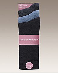 Pack of 6 Ladies Plain Socks