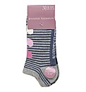 Pack of 6 Ladies Jacquard Trainer Socks