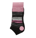 Pack of 6 Ladies Jacquard Trainer Socks
