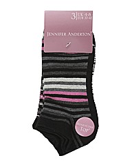 Pack of 6 Ladies Jacquard Socks