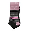 Pack of 6 Ladies Jacquard Socks