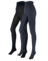 Naturally Close Pack of 2 Opaque Tights