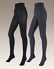 Naturally Close Pack of 2 Opaque Tights