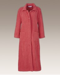 Pretty Secrets Button Towelling Gown L50