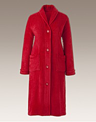 Pretty Secrets Button Fleece Gown L44