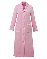 Pretty Secrets Button Fleece Gown L44
