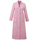 Pretty Secrets Button Fleece Gown L44