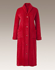 Pretty Secrets Button Fleece Gown L50