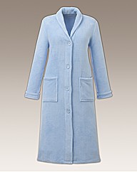 Pretty Secrets Button Fleece Gown L44