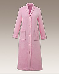 Pretty Secrets Button Fleece Gown L50
