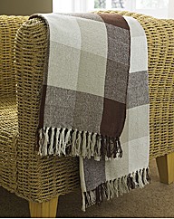 Country Plaid Cotton Throwover