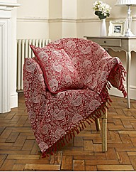 Paisley Jacquard Cotton Throwover