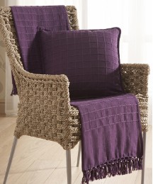 Textured Check Cushion Covers