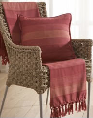 Roma Stripe Cotton Throwover