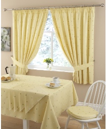 Deliciously Dotty Kitchen Curtains
