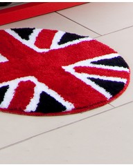 Union Jack Circle Rug