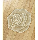 Sculptured Rose Wool Rug