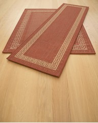 Greek Key Flatweave Runner & Rugs
