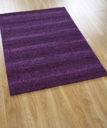 Graded Stripe Luxury Twist Pile Rug