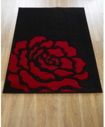 Carved Rose Rug