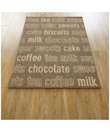 Words Flatweave Rug