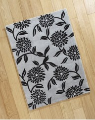 Floral Glitz Luxe Acrylic Rug