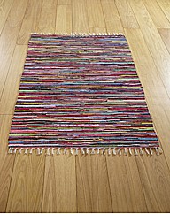 Multi Colour Cotton Rug