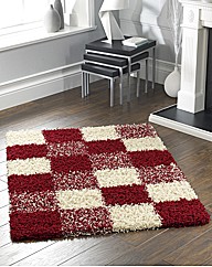 Caitlin Check Shaggy Rug
