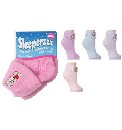 Pack of 4 Ladies Embroidered Bed Socks