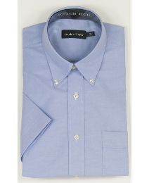 Double Two Short Sleeve Oxford Shirt