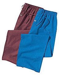 Premier Man Pack of 2 Pyjama Bottoms