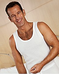 Premier Man Pack of 2 Eyelet Vests