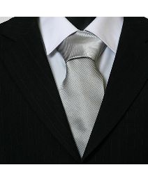 Double Two XL Woven Plain Tie - 67ins