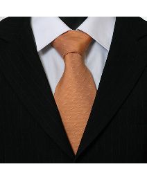 Double Two XL Woven Plain Tie - 67ins