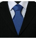 Double Two XL Woven Plain Tie - 67ins