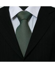 Double Two XL Woven Plain Tie - 67ins