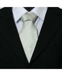 Double Two XL Woven Plain Tie - 67ins