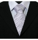 Double Two XL Woven Plain Tie - 67ins
