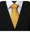 Double Two XL Woven Plain Tie - 67ins