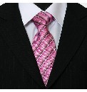Double Two Woven Check Tie