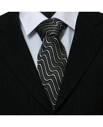 Knightsbridge Woven Wave Tie