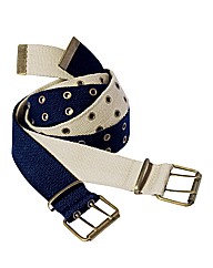 Southbay Pack of 2 Canvas Belts