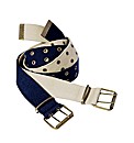 Southbay Pack of 2 Canvas Belts