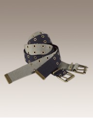 Southbay Pack of 2 Canvas Belts