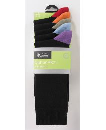 Morley Five Pack Bright Heel & Toe Socks