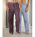 Premier Man Pack of 2 Pyjama Bottoms