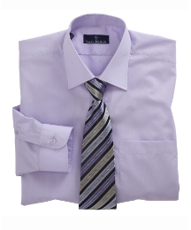 Rael Brook Boxed Plain Shirt and Tie Set